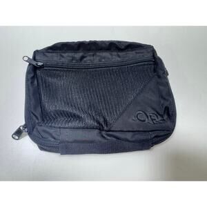 Outdoor Research Zippered Small Black Mesh Toiletry Bag 8X6 Travel